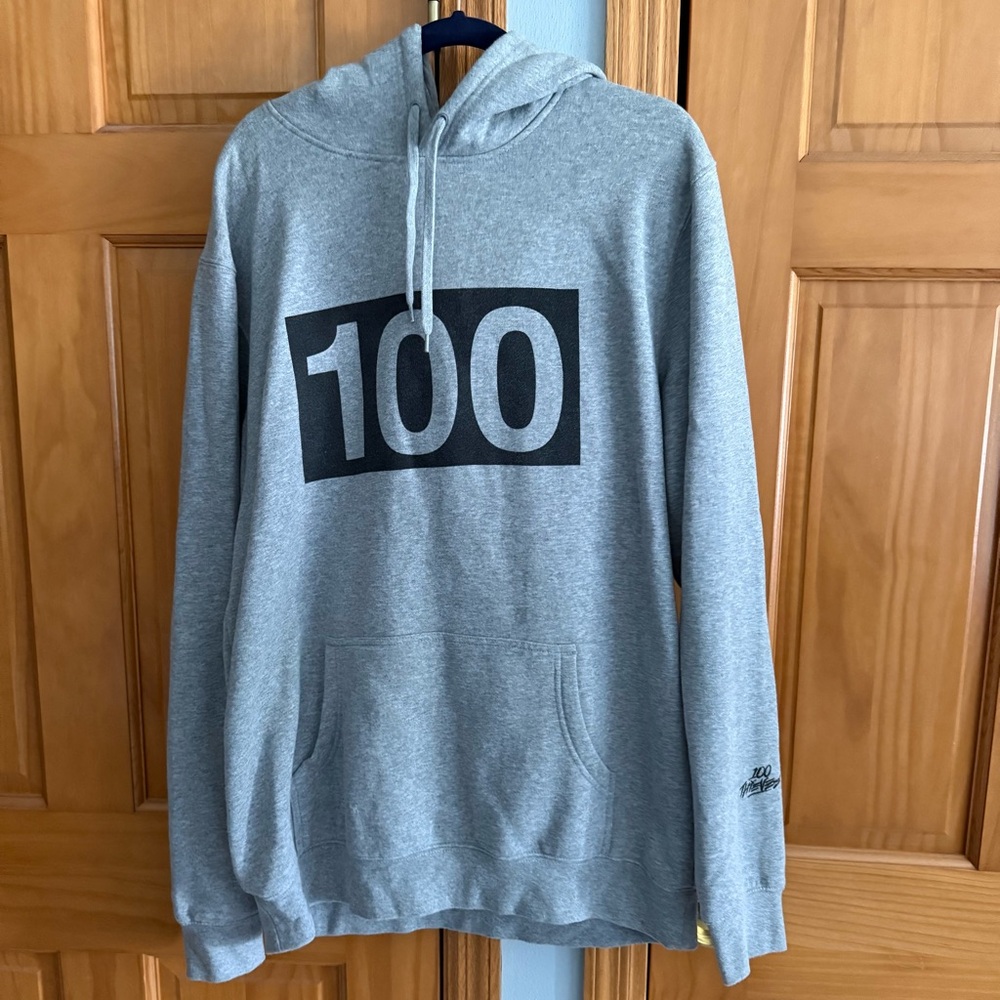 100 Thieves Gray Hoodie